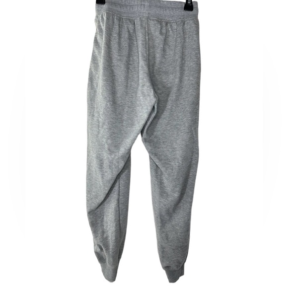 BEBE SPORT Women Nailhead Studded LOGO Joggers Sweat Pants in Heather Grey Nwt - Picture 6 of 11